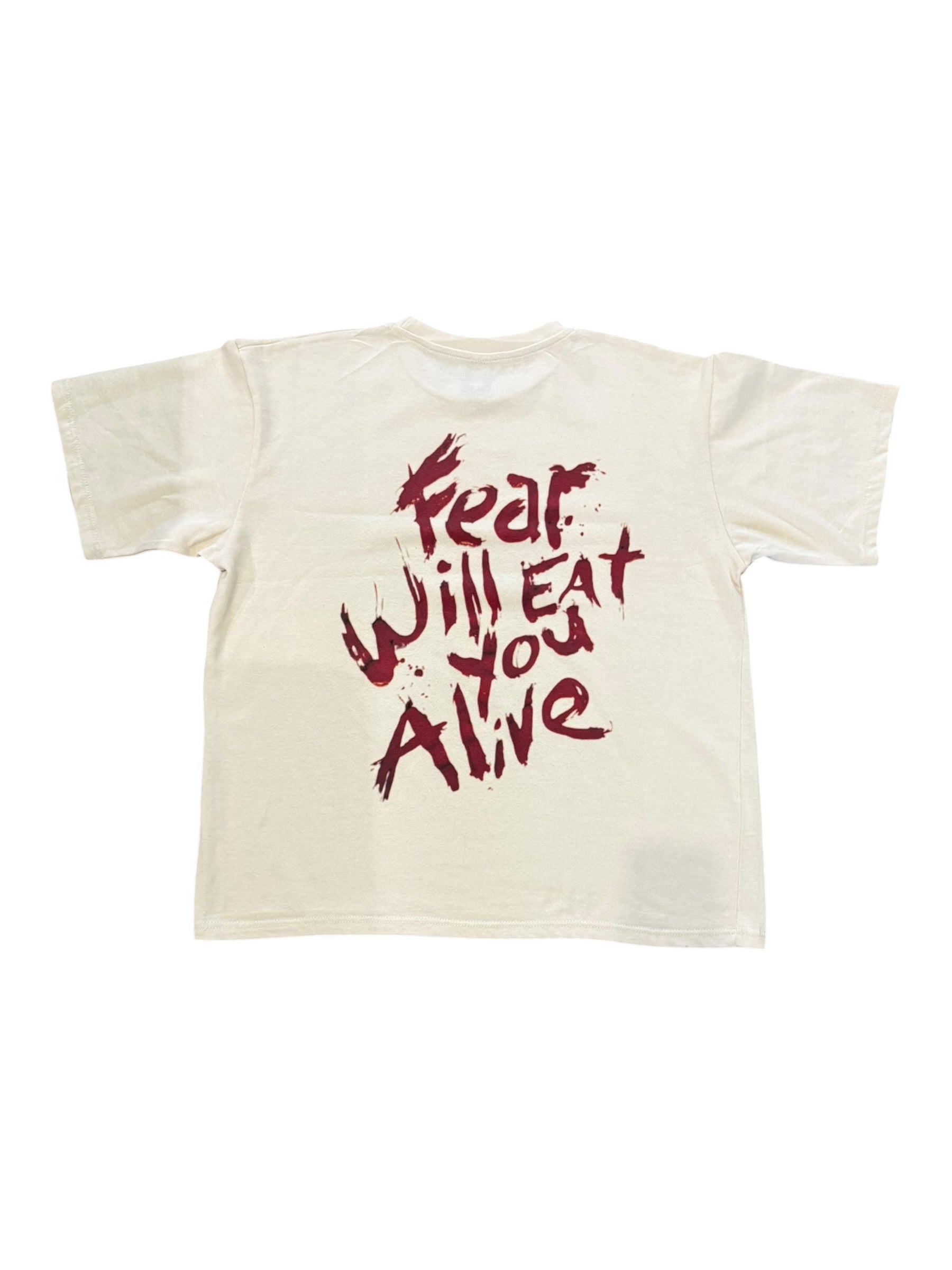 UNHINGED Fear Will Eat You Alive Tee (Cream) - 1 of 1