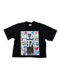 Kim Haring Cropped Tee (Black)